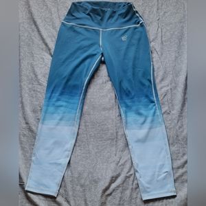 Jed North -- Athletic Blue Ombre Leggings